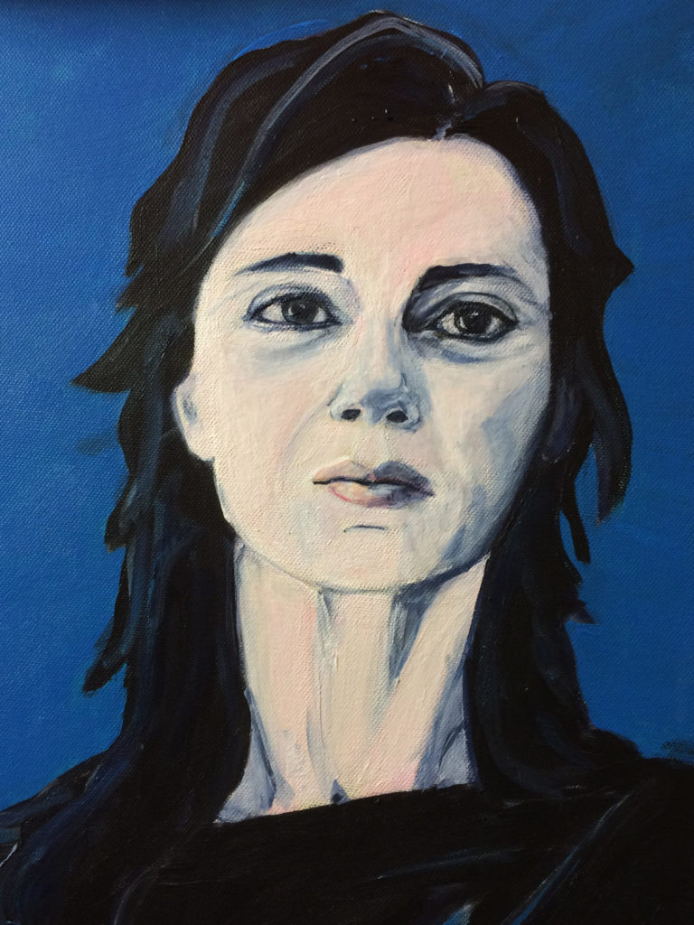 Big blue self portrait – JUDITH MARDER